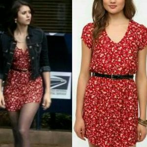 Kimchi Blue Floral Shirt Dress ASO Vampire Diaries